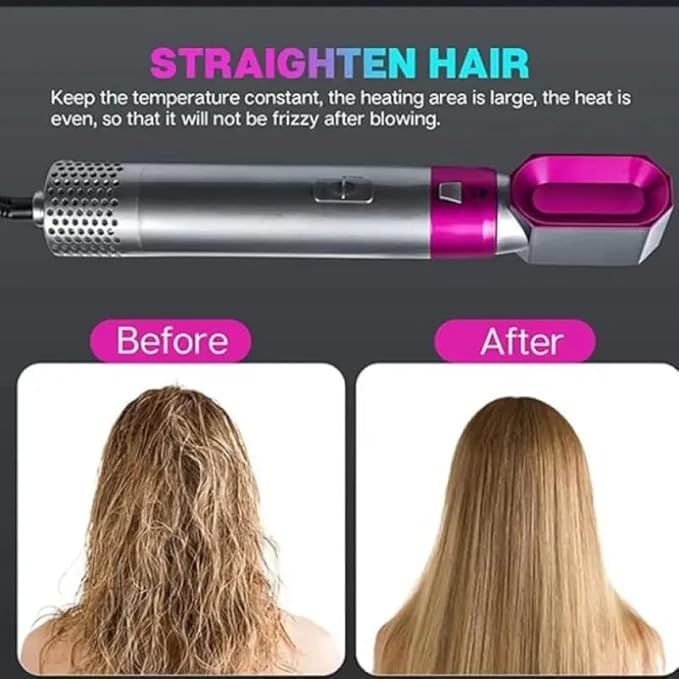 𝙎𝙚𝙝𝙖 𝙇𝙪𝙭𝙚™ Hot Hair Brush 5 in 1 – فرشاة الشعر الساخنة 5 في 1