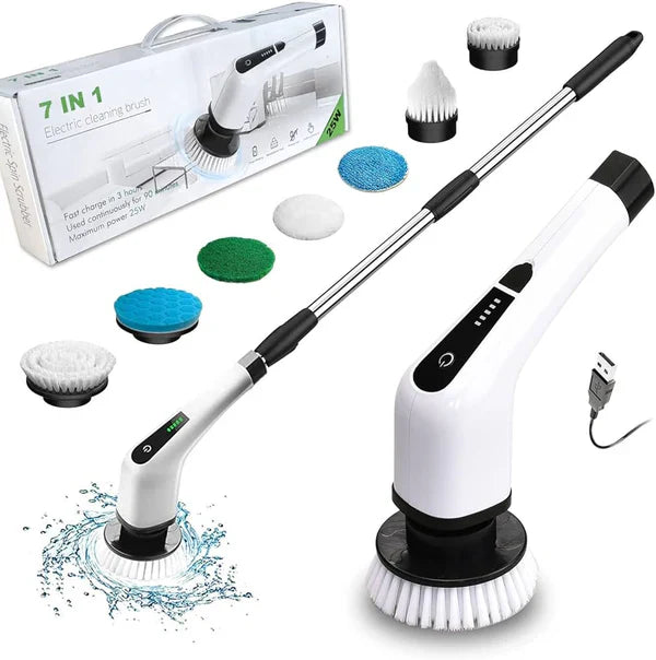 𝙎𝙚𝙝𝙖 𝙇𝙪𝙭𝙚™9 in 1 Electric Cleaning Brush – فرشاة تنظيف كهربائية 9 في 1