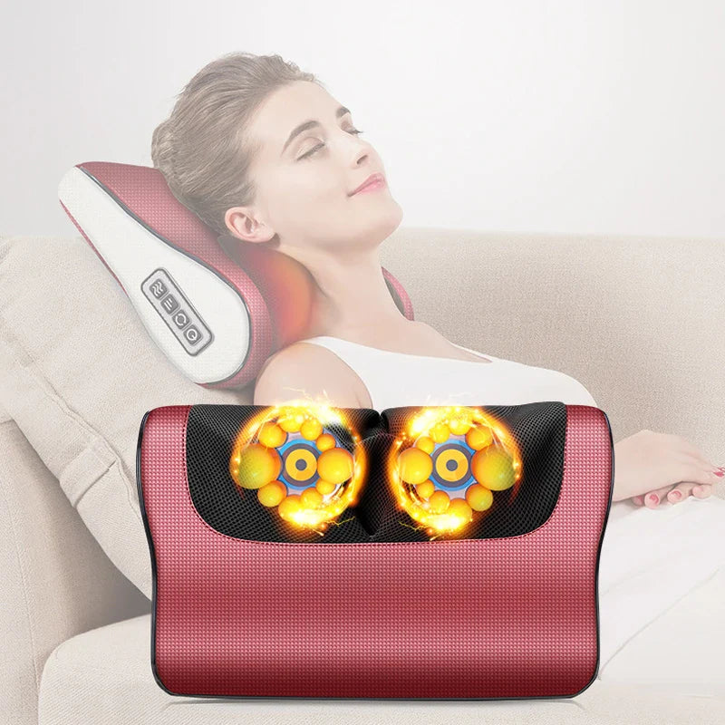 𝙎𝙚𝙝𝙖 𝙇𝙪𝙭𝙚™ Red Pillow Massager – جهاز تدليك الوسادة الحمراء