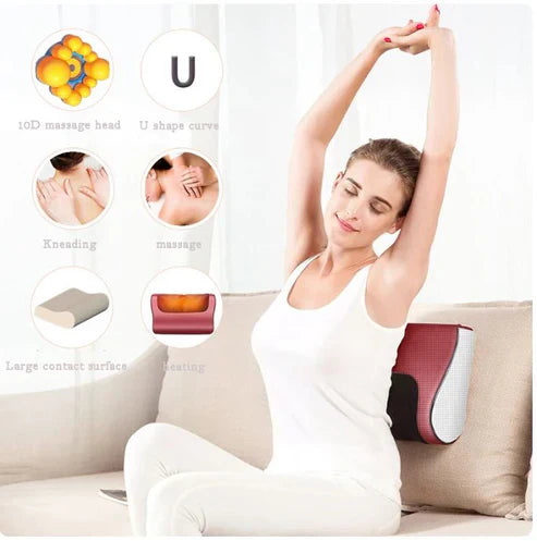 𝙎𝙚𝙝𝙖 𝙇𝙪𝙭𝙚™ Red Pillow Massager – جهاز تدليك الوسادة الحمراء