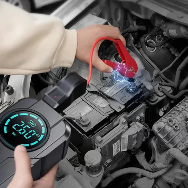 𝙎𝙚𝙝𝙖 𝙇𝙪𝙭𝙚™Jump Starter With Air Pump هيكساليفينغ™ جهاز تشغيل البطارية مع منفاخ هواء