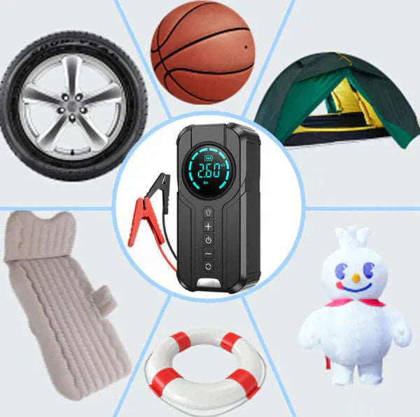 𝙎𝙚𝙝𝙖 𝙇𝙪𝙭𝙚™Jump Starter With Air Pump هيكساليفينغ™ جهاز تشغيل البطارية مع منفاخ هواء